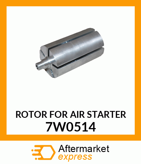 ROTOR FOR AIR STARTER 7W0514