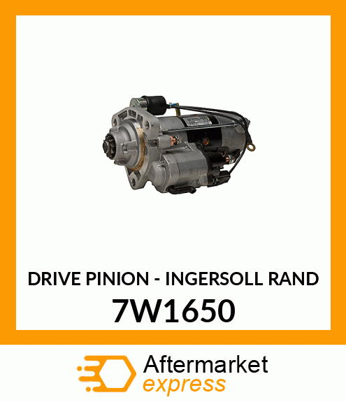 DRIVE PINION - INGERSOLL 7W1650