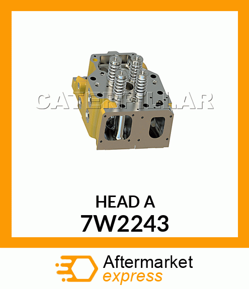 CYLINDER HEAD (LOADED) 3412 7W2243