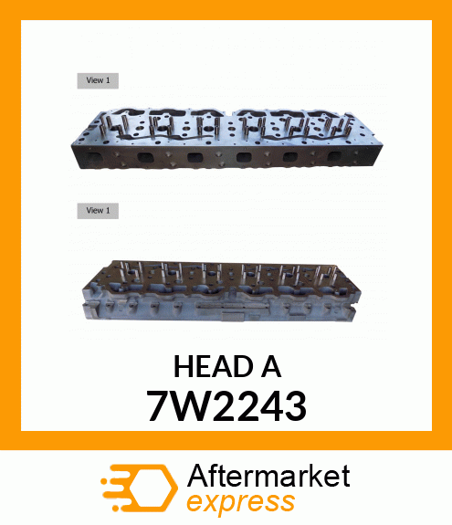 CYLINDER HEAD (LOADED) 3412 7W2243