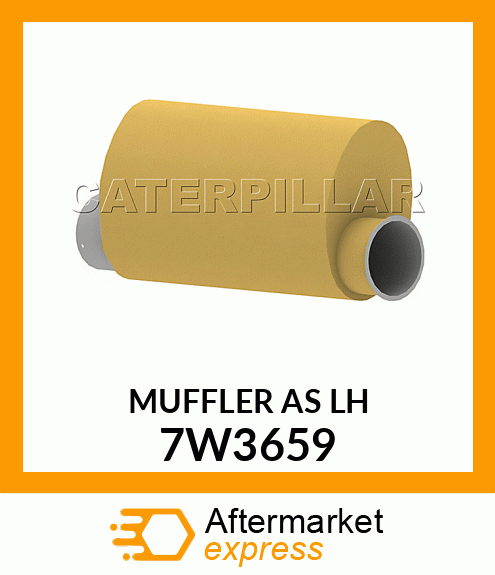 L/H MUFFLER 7W3659