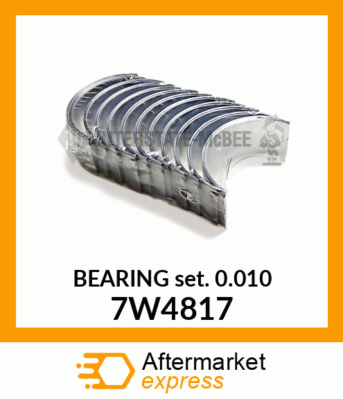 BEARING SET 0.010 7W4817