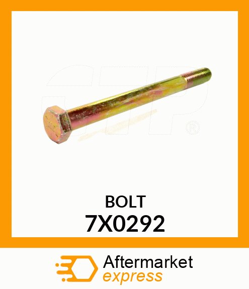 BOLT-ZC 7X0292