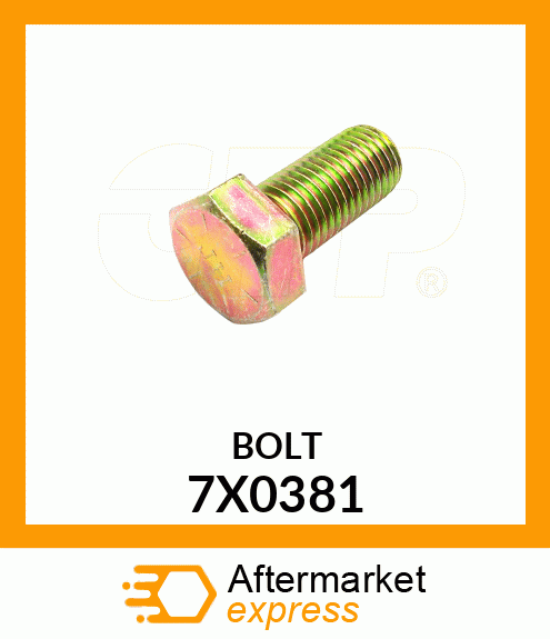 BOLT-ZC 7X0381