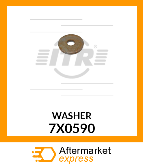 WASHER 7X0590