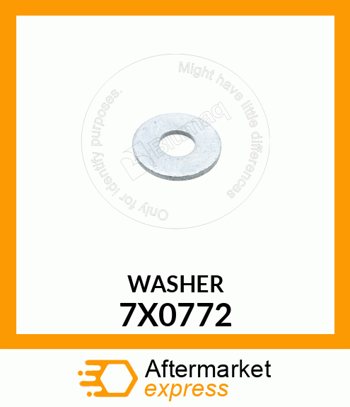 WASHER 7X0772