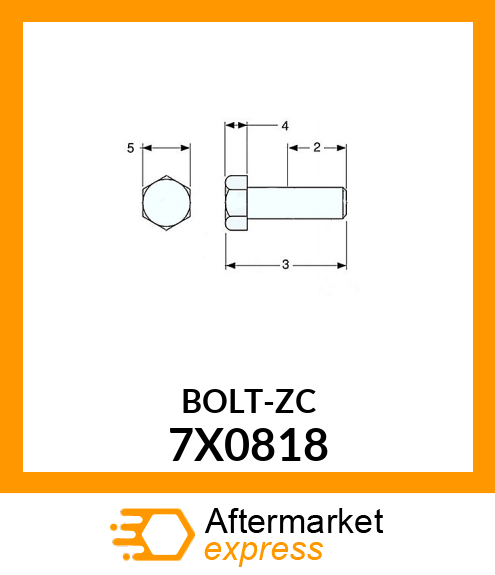 BOLT-ZC 7X0818