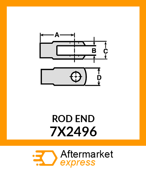 ROD END 7X2496