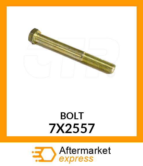7X2565 - BOLT-ZINC fits Caterpillar | Price: $2.06