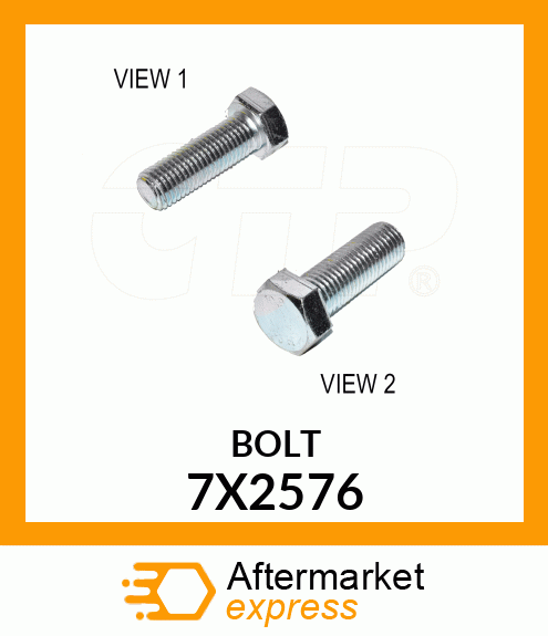 BOLT 7X2576