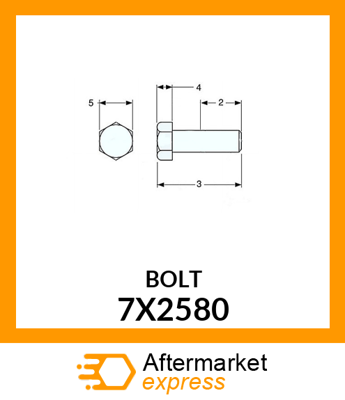 BOLT-ZC 7X2580