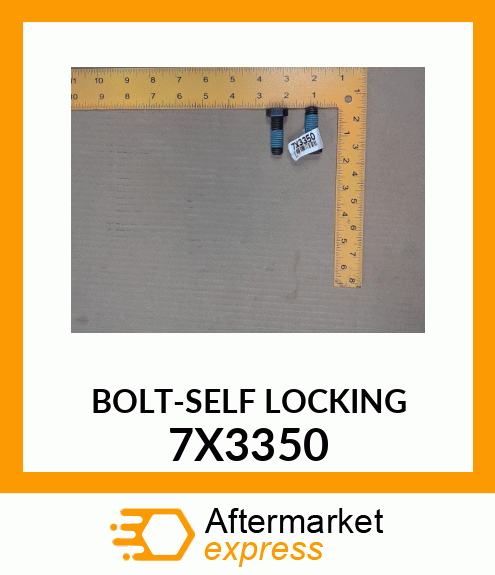 BOLT- SELF LO 7X3350