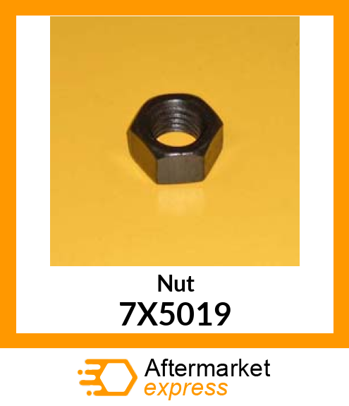 PLOW NUT - 5/8 - (11*35/64 UNC HEX) 7X5019
