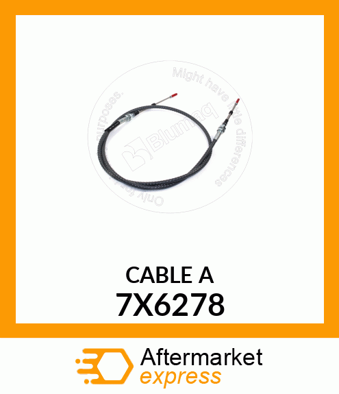 CABLE A 7X6278