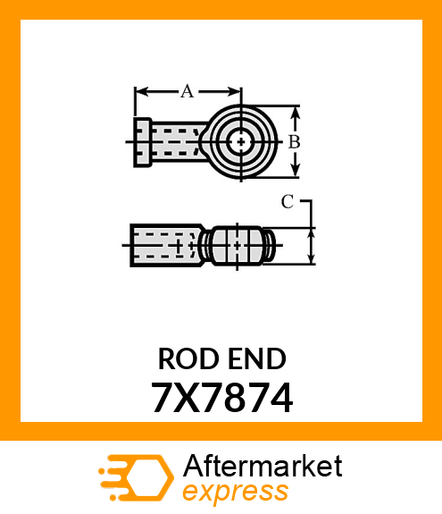 ROD END 7X7874