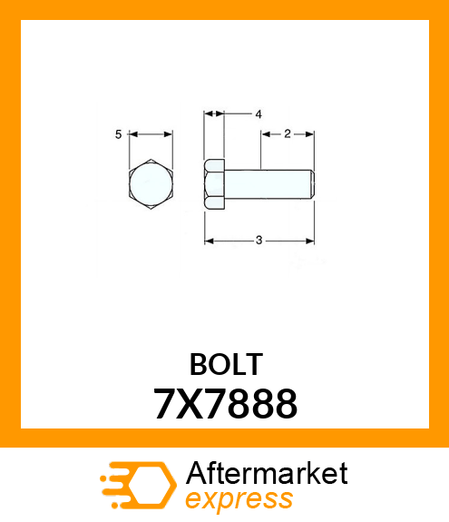 BOLT 7X7888