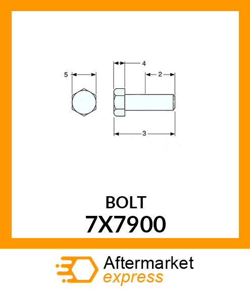 BOLT 7X7900