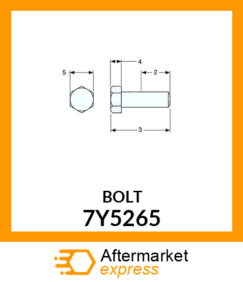 BOLT 7Y5265