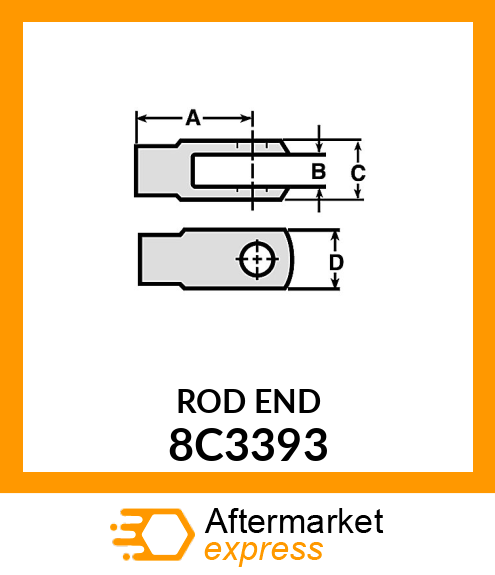 ROD END 8C3393