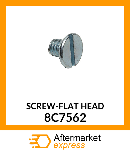 SCREW-FLAT HEAD 8C7562