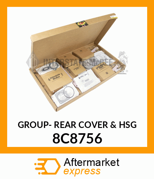 GROUP- REAR COVER & HSG 8C8756