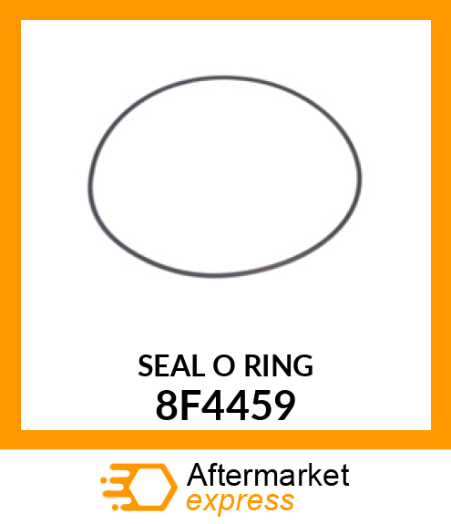 SEAL-O-RING BLACK B P W PKG.5 8F4459