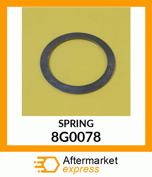 SPRING, IDLER 8G0078