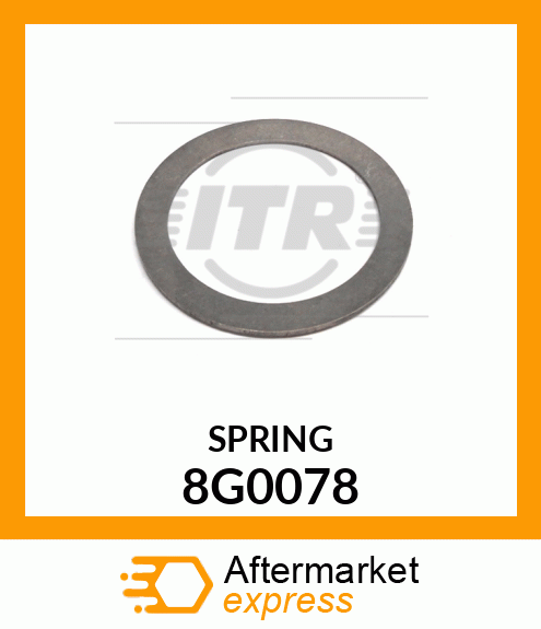 SPRING, IDLER 8G0078