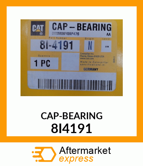 CAP BEARING 8I4191