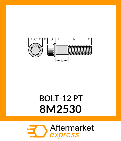 BOLT 8M2530