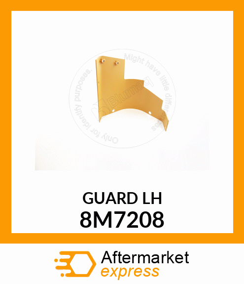 GUARD ASSY LH 8M7208