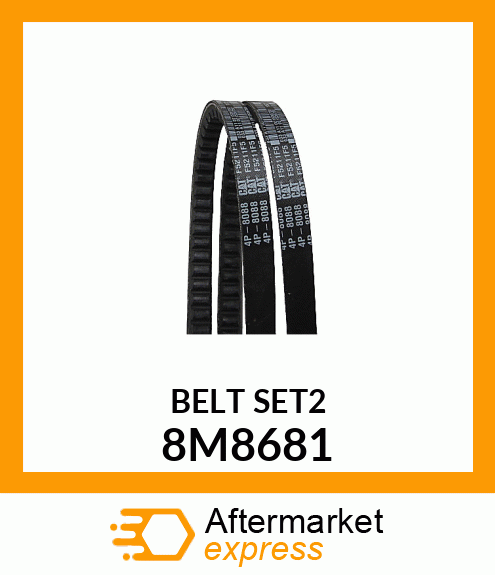 V-BELT SET 8M8681