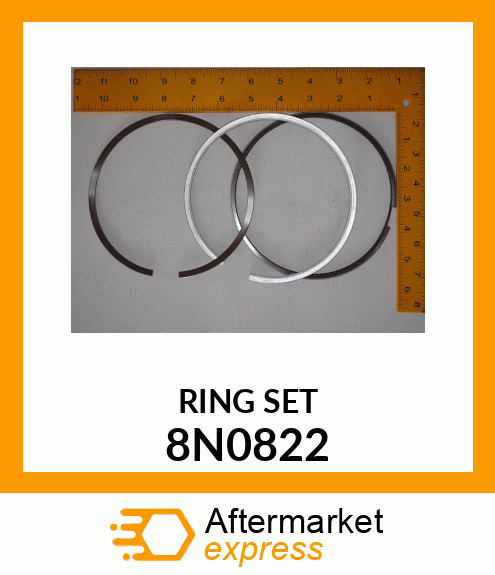 RING SET-PISTON 8N0822