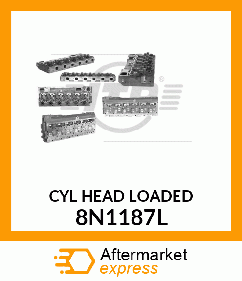 CYL HEAD LOADED 8N1187L