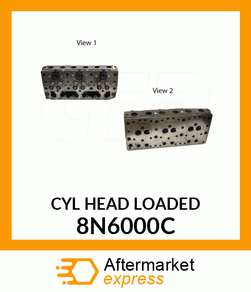 CYL HEAD LOADED 8N6000C