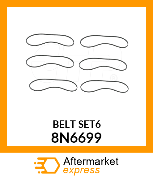 VEE BELT SET 8N6699