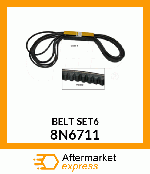 VEE BELT SET 8N6711