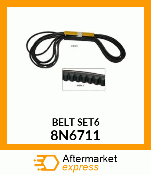 VEE BELT SET 8N6711