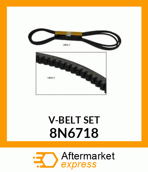 V BELT SET 8N6718