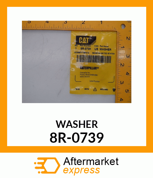 WASHER 8R0739