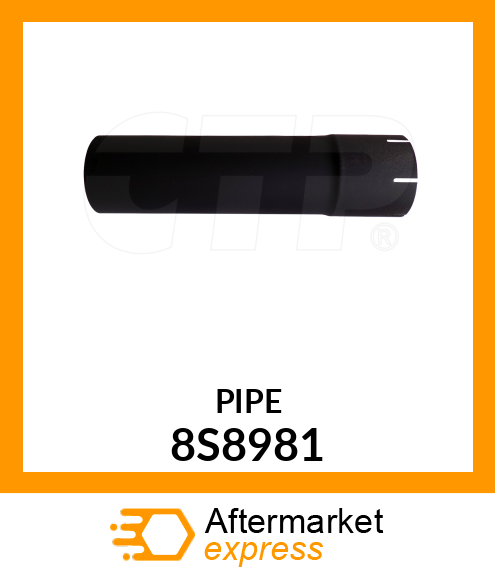 PIPE-EXHAUST EXT 8S8981