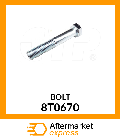 BOLT 8T0670