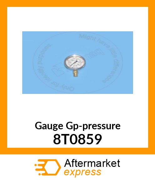 GAUGE GPPRESSURE 8T0859