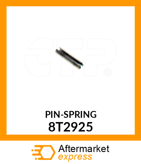 8T2925 - PIN-SPRING fits Caterpillar | Price: $0.34