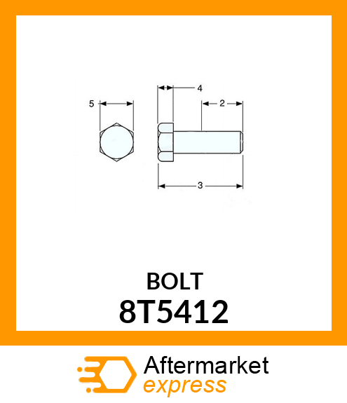 BOLT 2U2601 8T5412