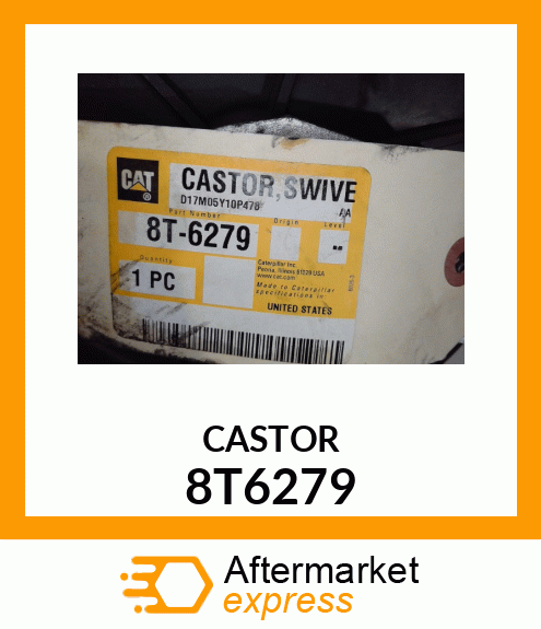 CASTOR SWIVE 8T6279