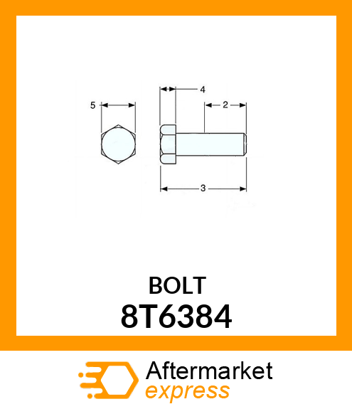 BOLT 8T6384