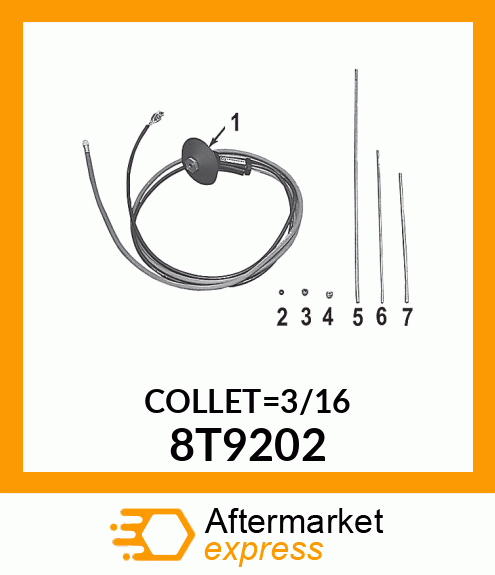 COLLET_3/16 8T9202