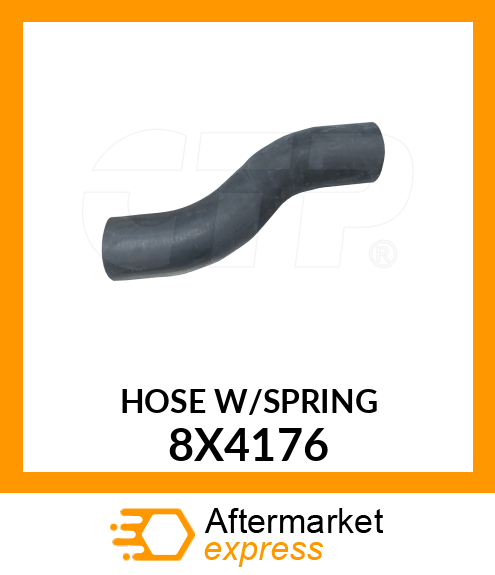 HOSE W/SPRING 8X4176