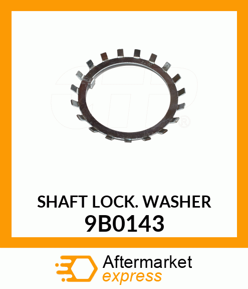 SHAFT LOCK WASHER 9B0143